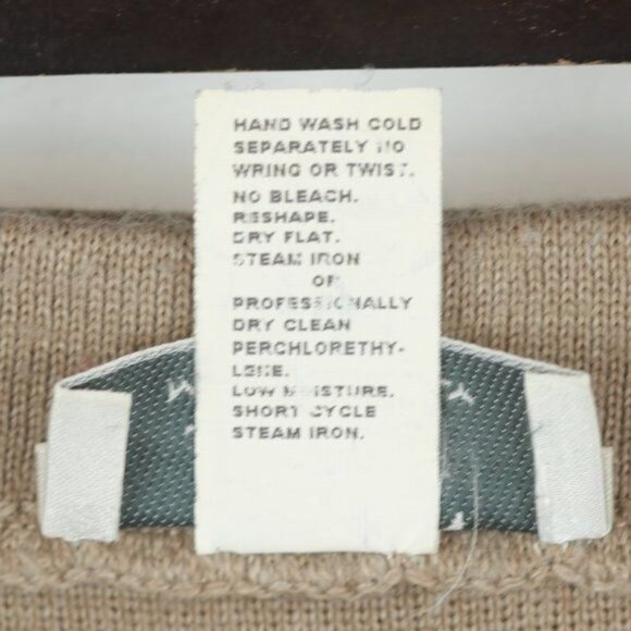 L&F Women's Medium Tan Merino Wool Blend Tight Knit Sweater Pencil Skirt - Picture 7 of 7